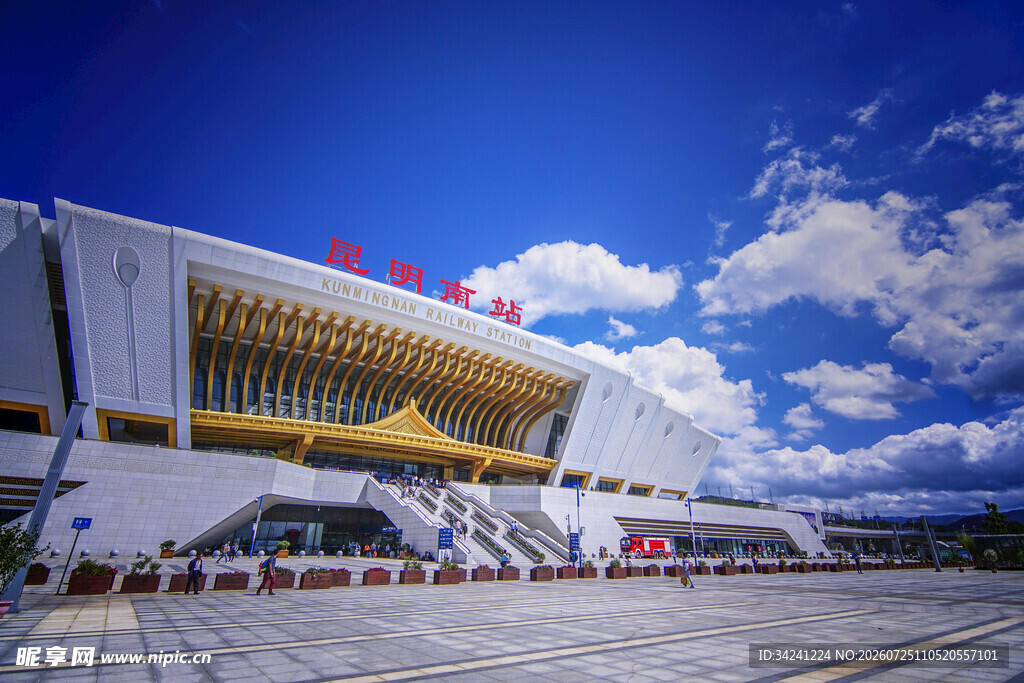 宏伟高铁站建筑外观