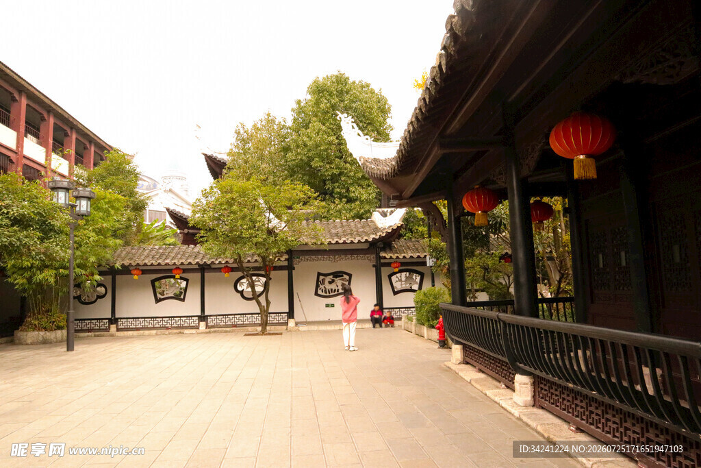 中式庭院古建筑景观