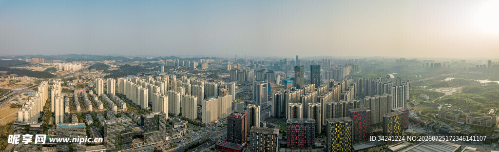 城市全景俯瞰图