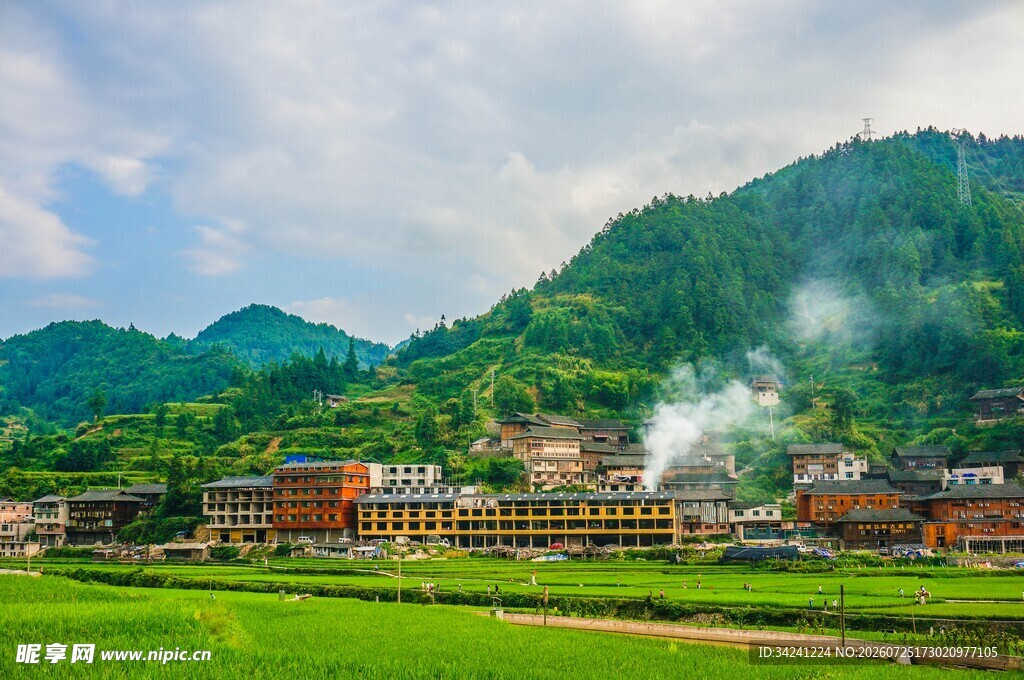 山间村落美景