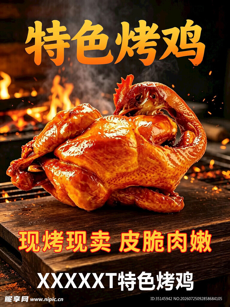 特色烤鸡