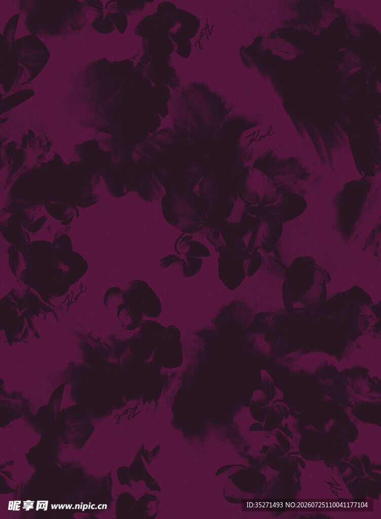 扎染花