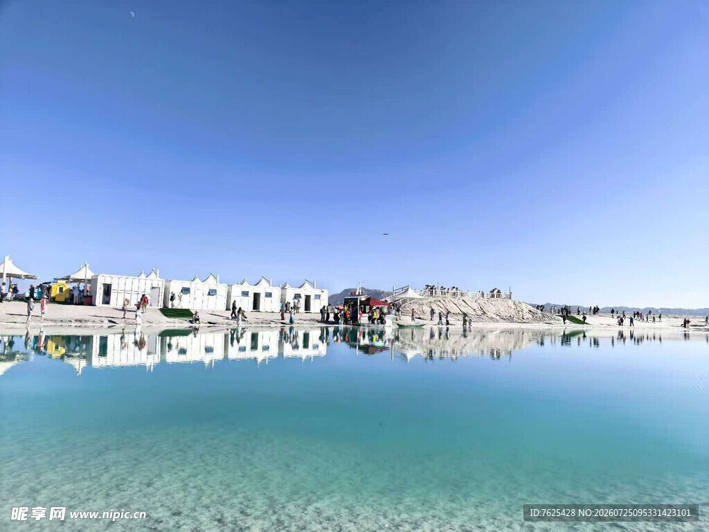美丽海滨度假胜地风光