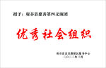优秀社会组织宣传页展示