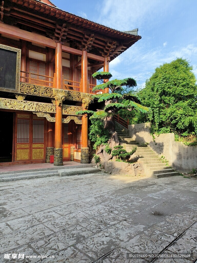 中式庭院古建筑景观