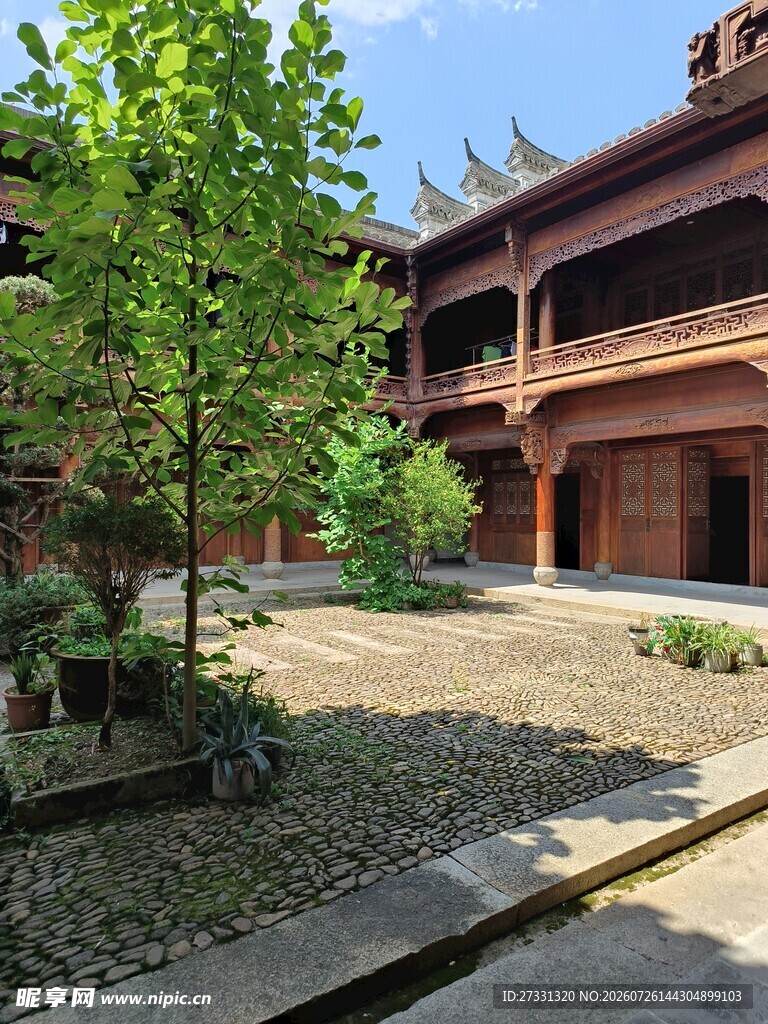 中式庭院古建筑景观