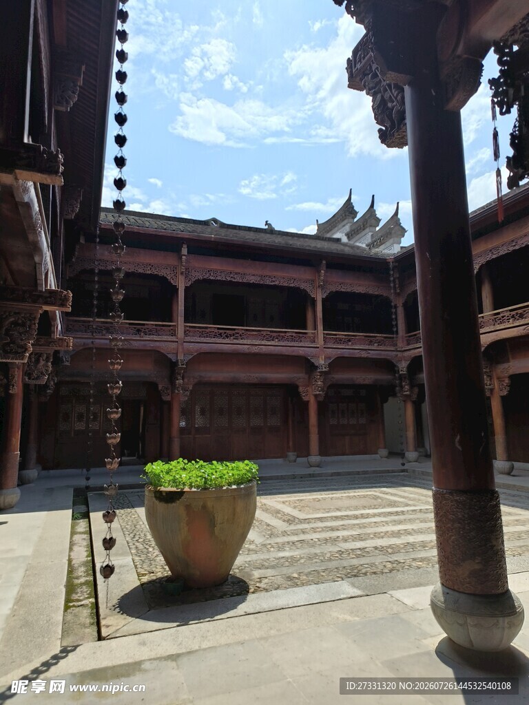 中式庭院建筑景观