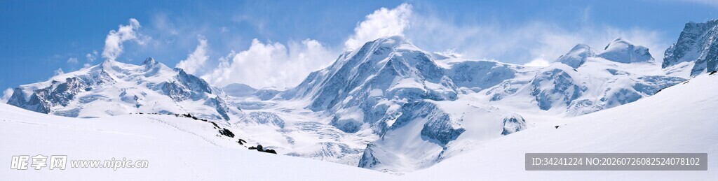 壮丽雪山美景