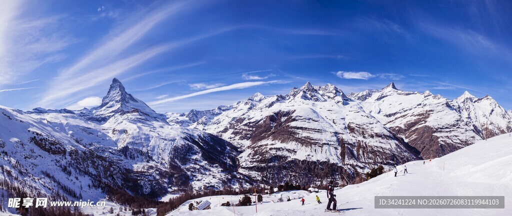 壮丽雪山美景