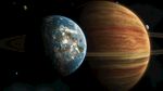 地球与木星的宇宙同框