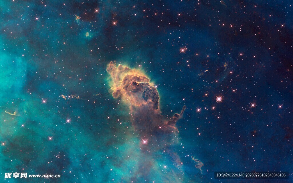 绚丽星云宇宙奇观