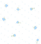 蓝花白点简约图案背景