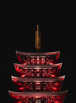 璀璨红塔夜景古韵尽显