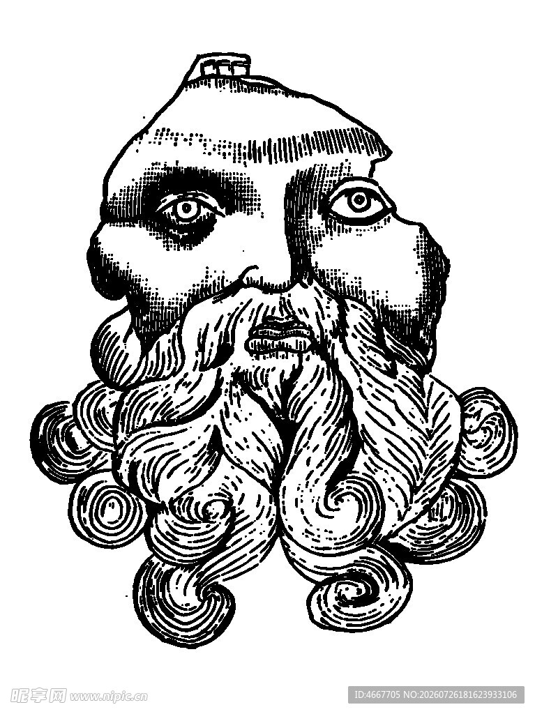 章鱼形象与硬币的独特插画