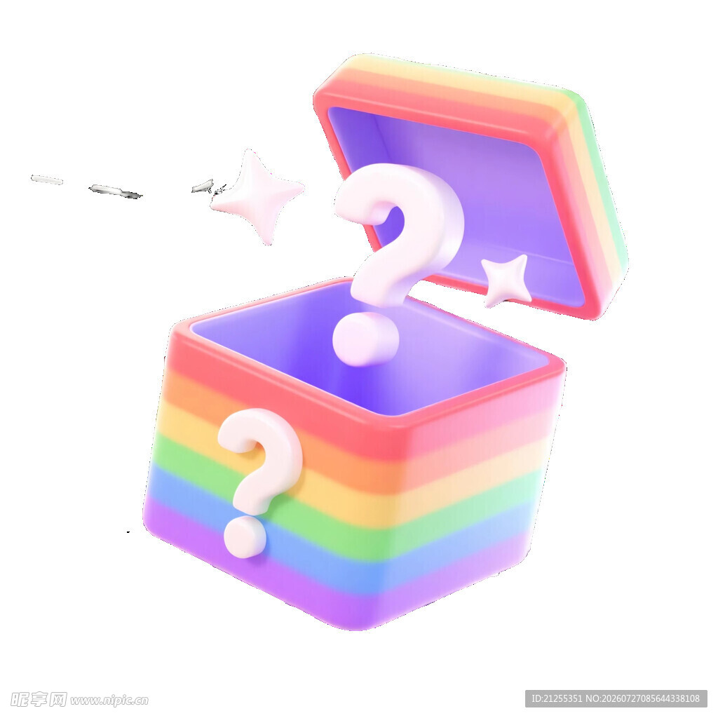 彩色问号盒 