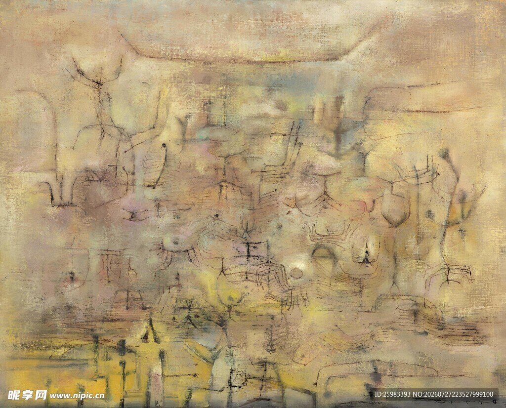 抽象油画