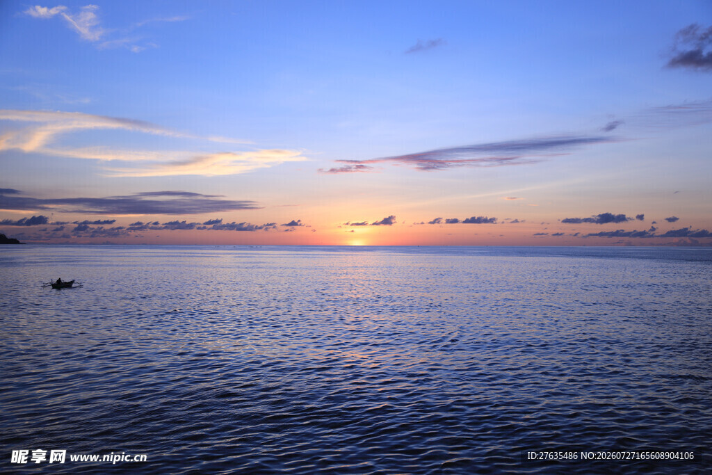 海上日落美景