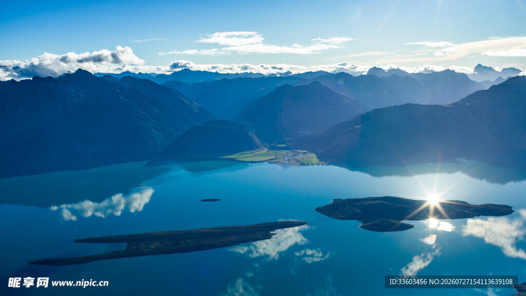 壮丽湖山美景