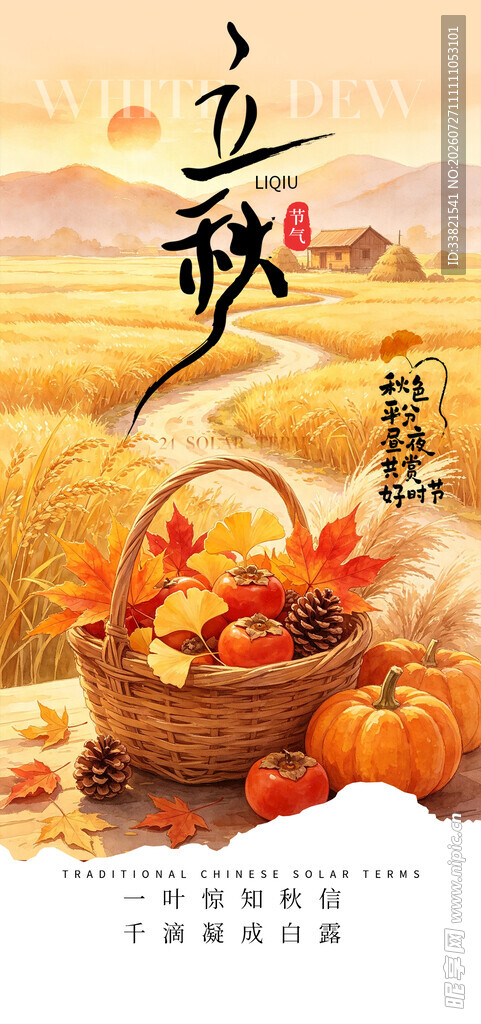 立秋时节丰收景象
