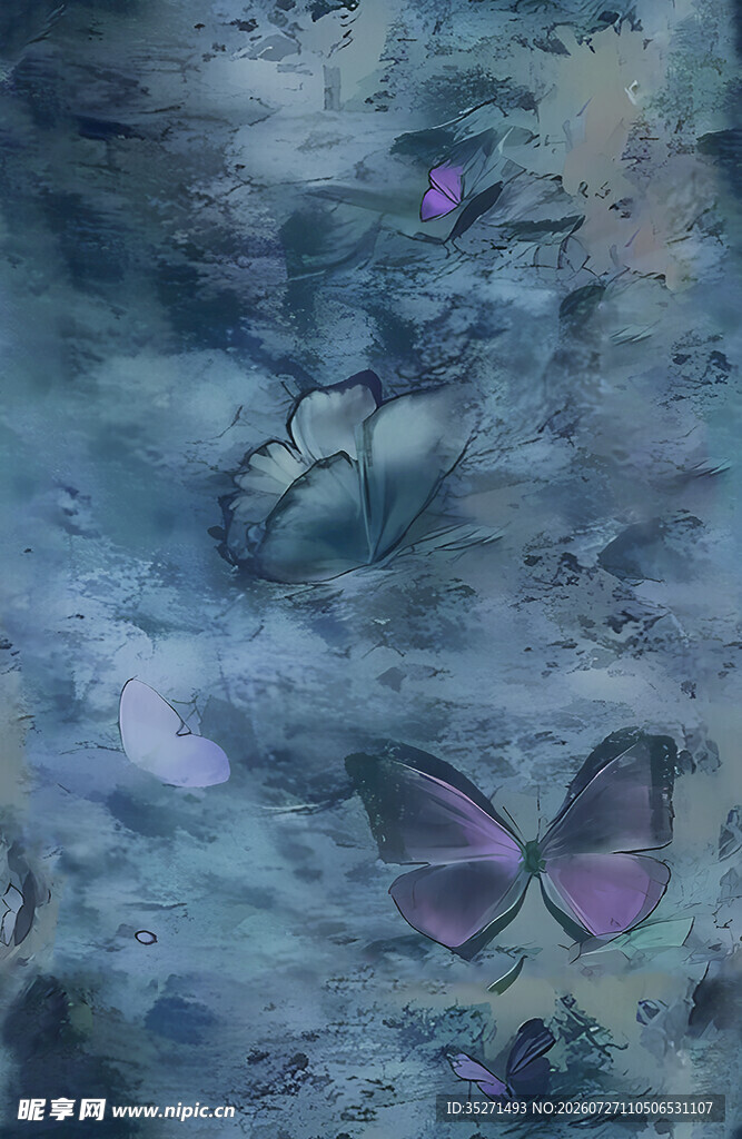 扎染蝴蝶