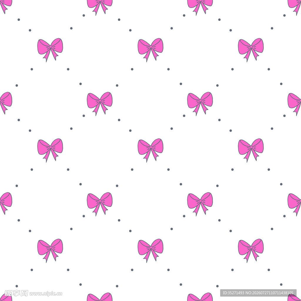粉色蝴蝶结
