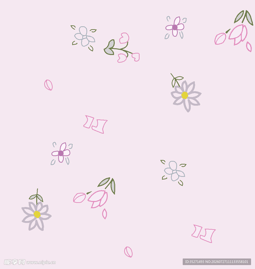 花卉小碎花