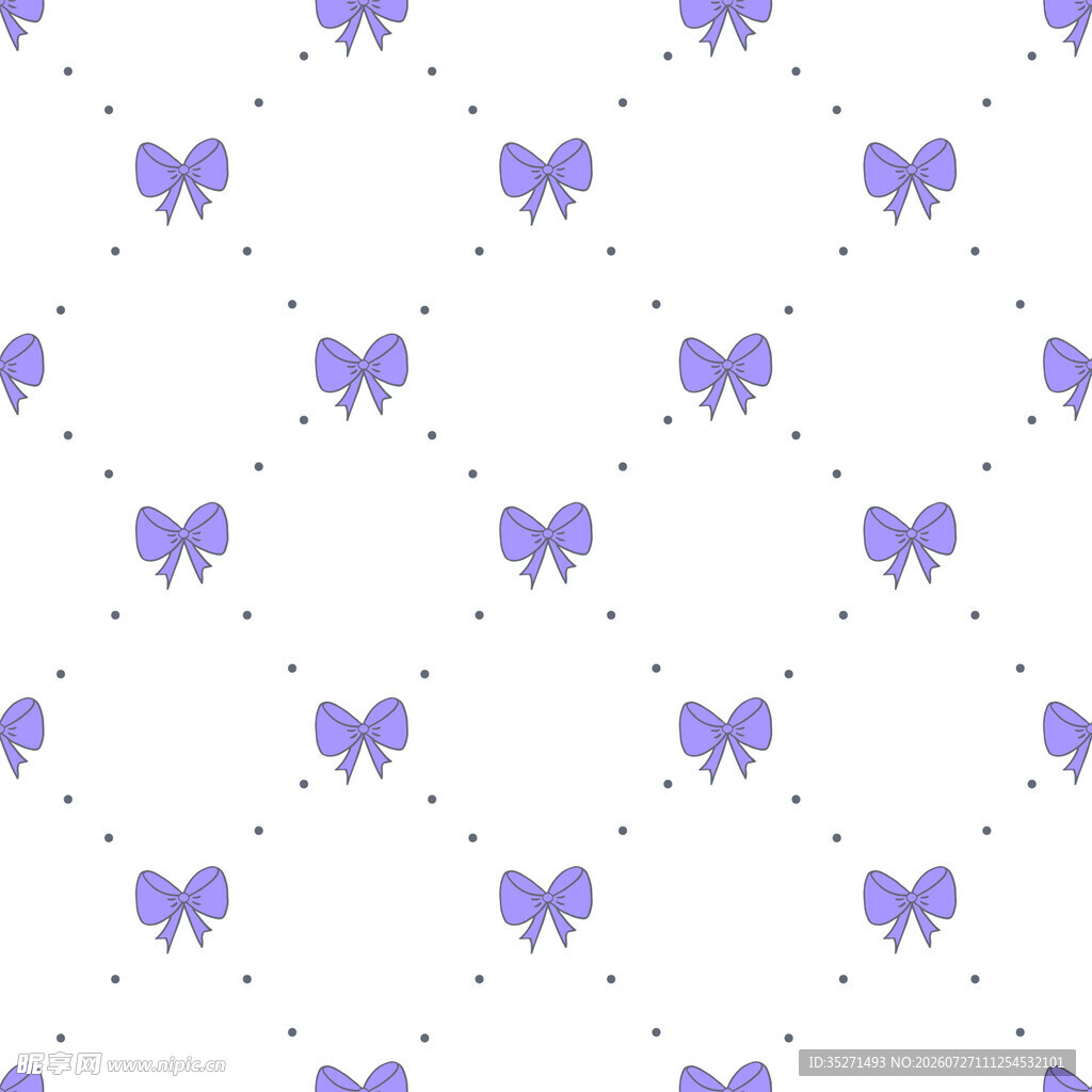 紫色蝴蝶结