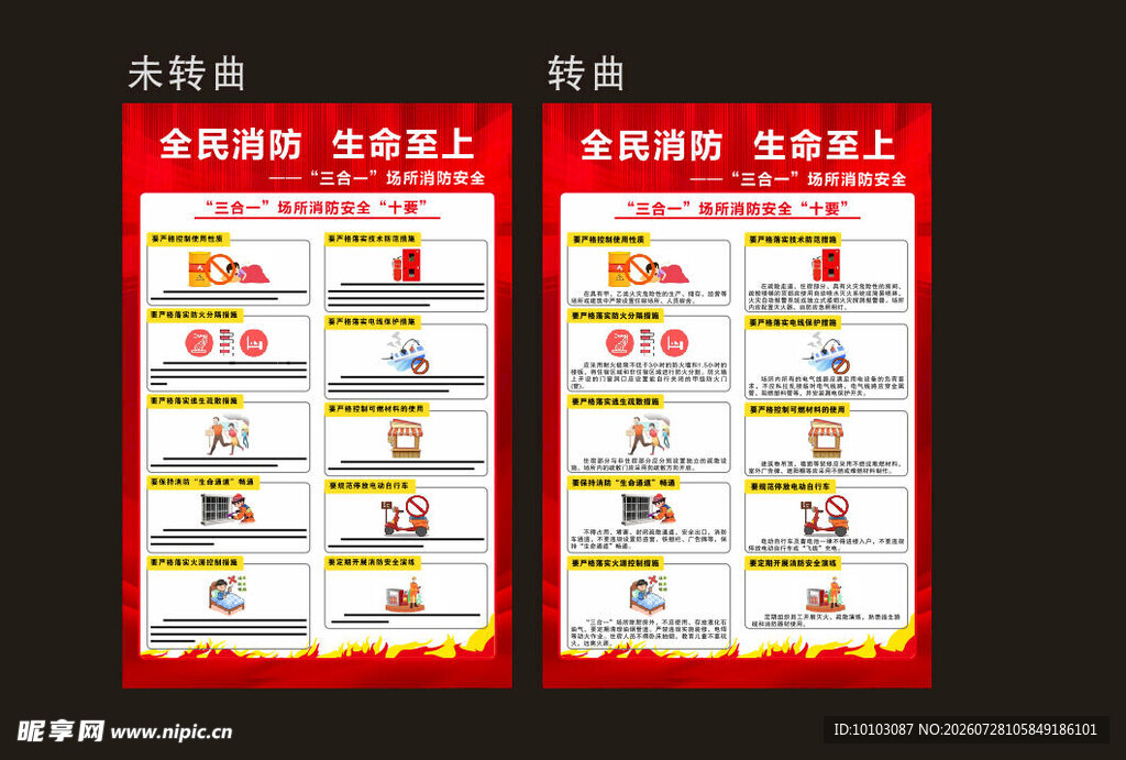 三合一场所消防安全十要