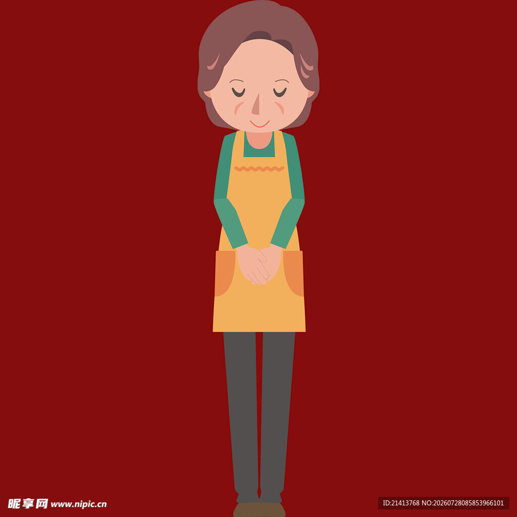 围裙女性