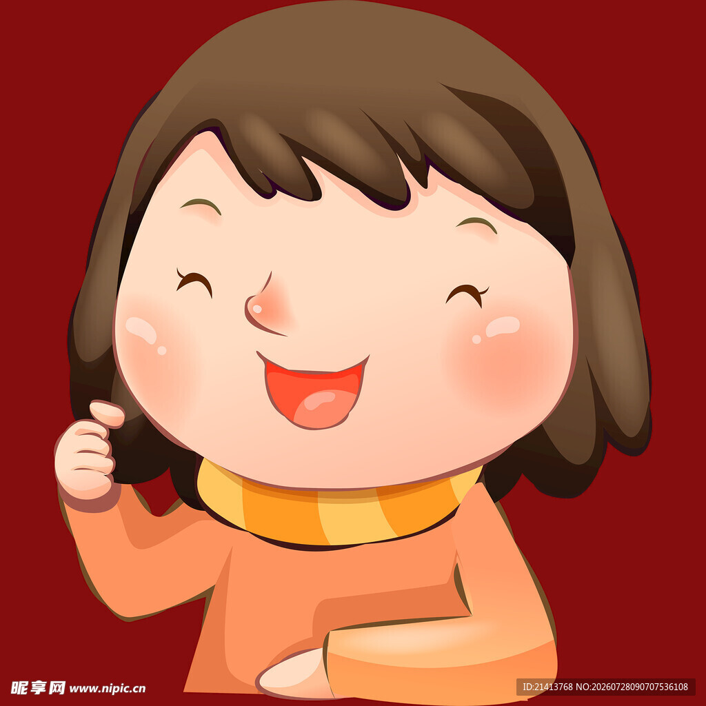微笑女孩比赞