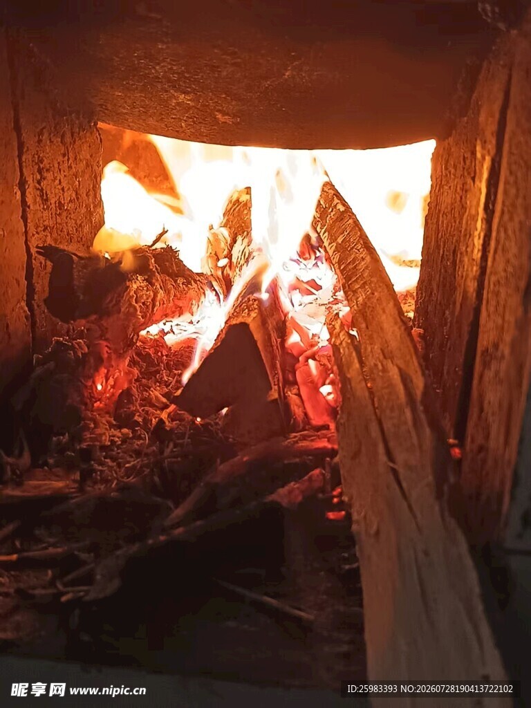 烧柴