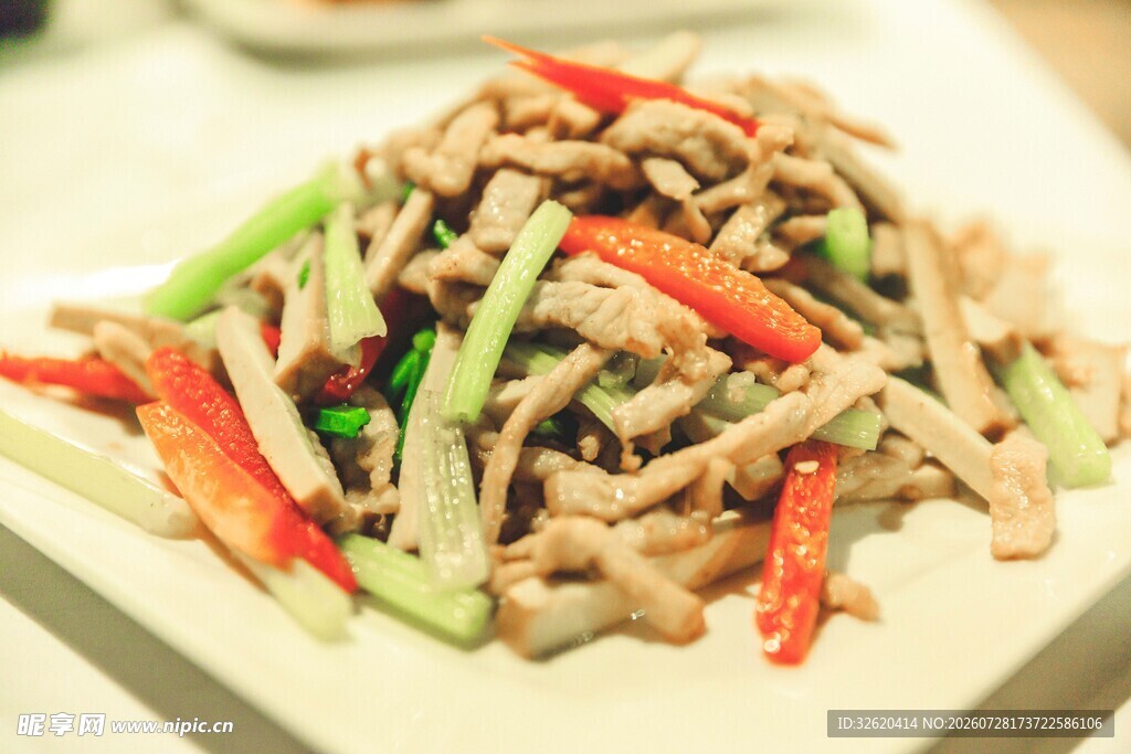 彩椒炒肉丝