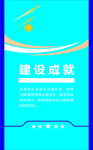 蓝色科技主题文化墙