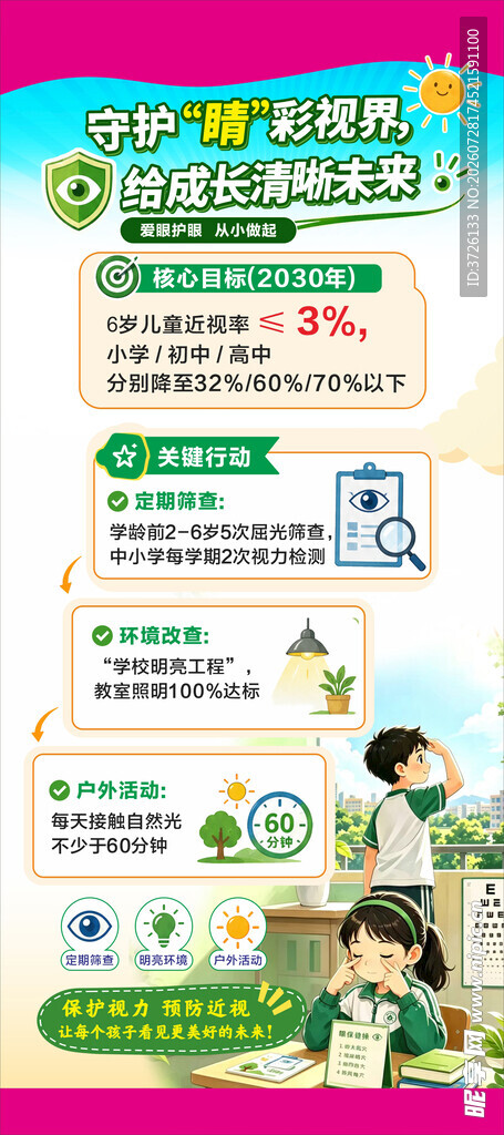 妇幼视力展架