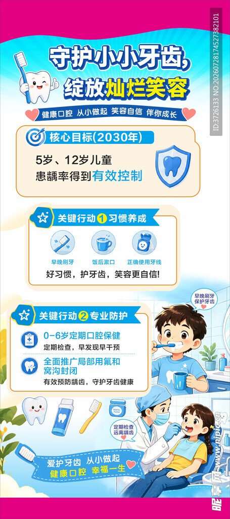 妇幼口腔展架