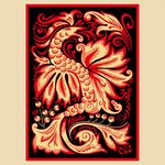 中式凤凰图案精美装饰画