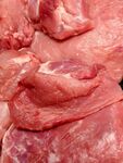 新鲜生猪肉特写