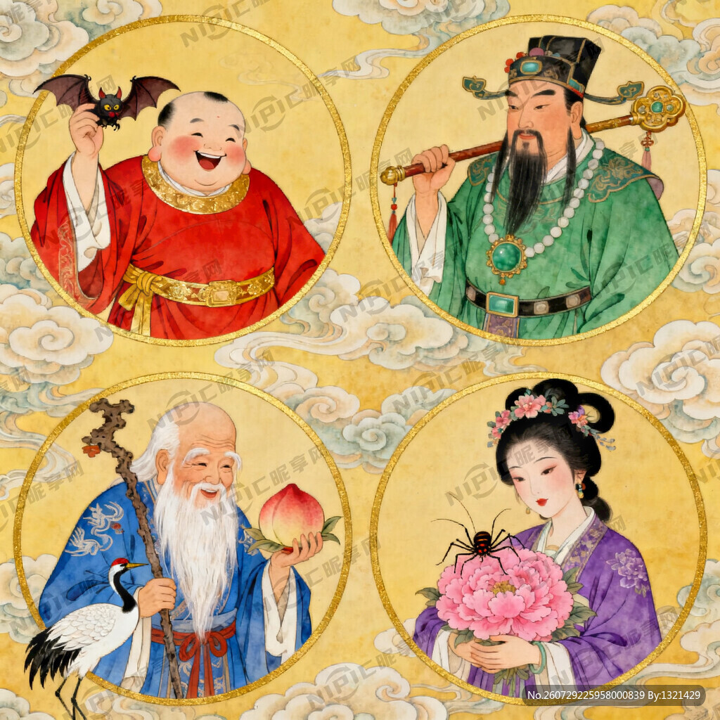 一一幅画 按照田字来分4个份