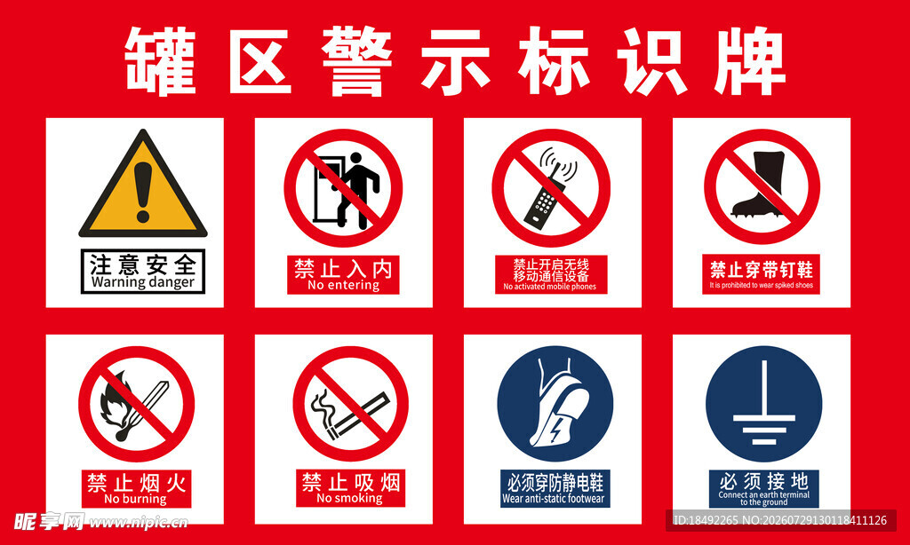 加油站罐区标识