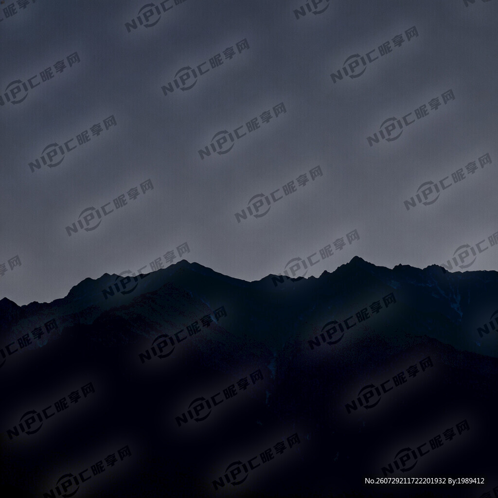 大理苍山剪影