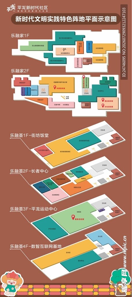 多彩创意信息图表模板