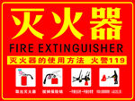 灭火器使用方法