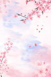 梦幻樱花天空美景