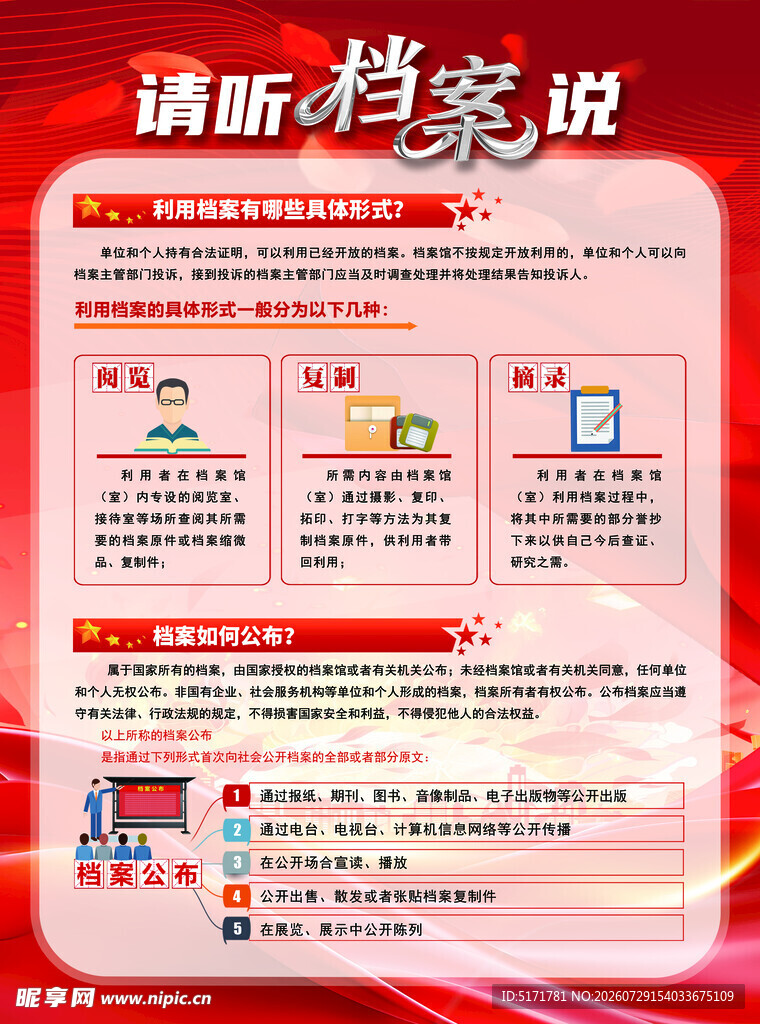 请听档案说单页