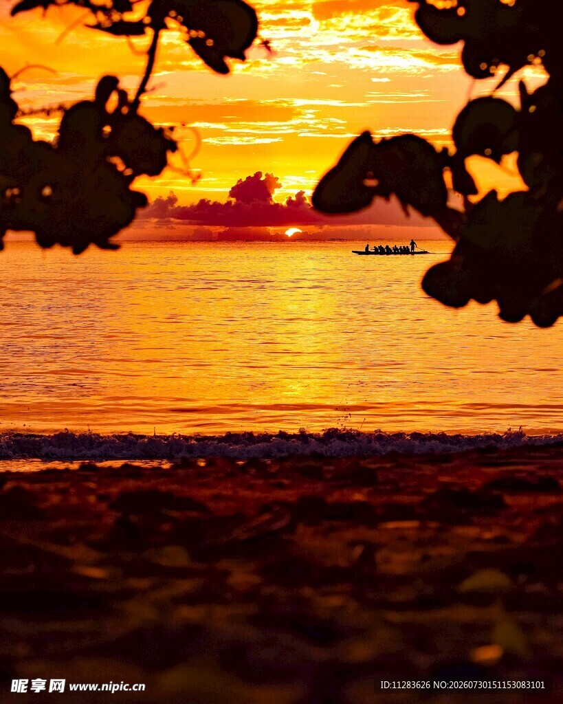 海边日落美景
