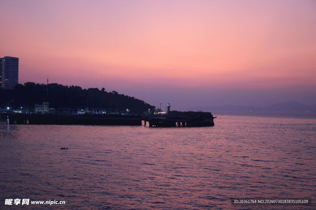 海边日落美景