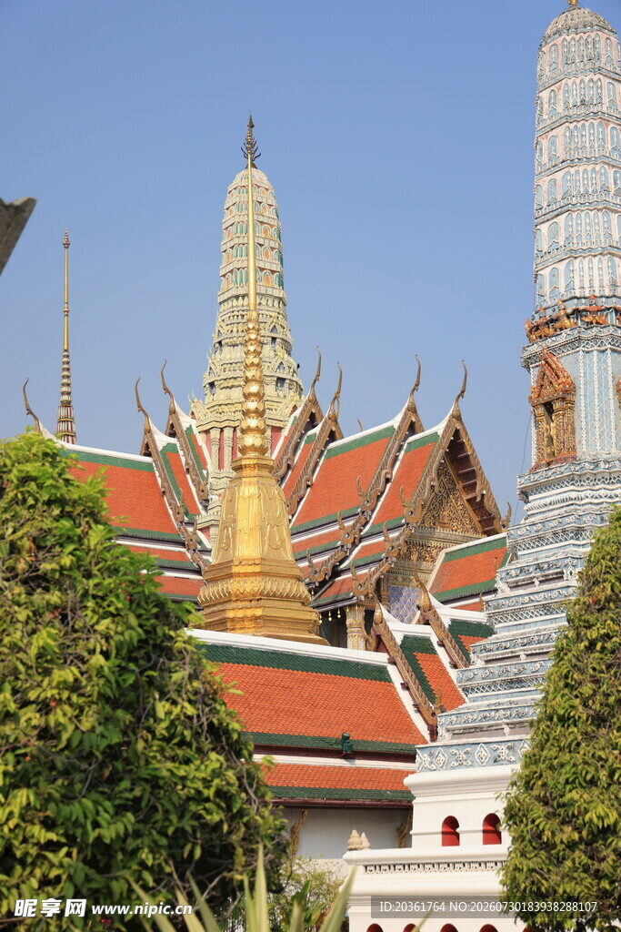泰国寺庙建筑景观