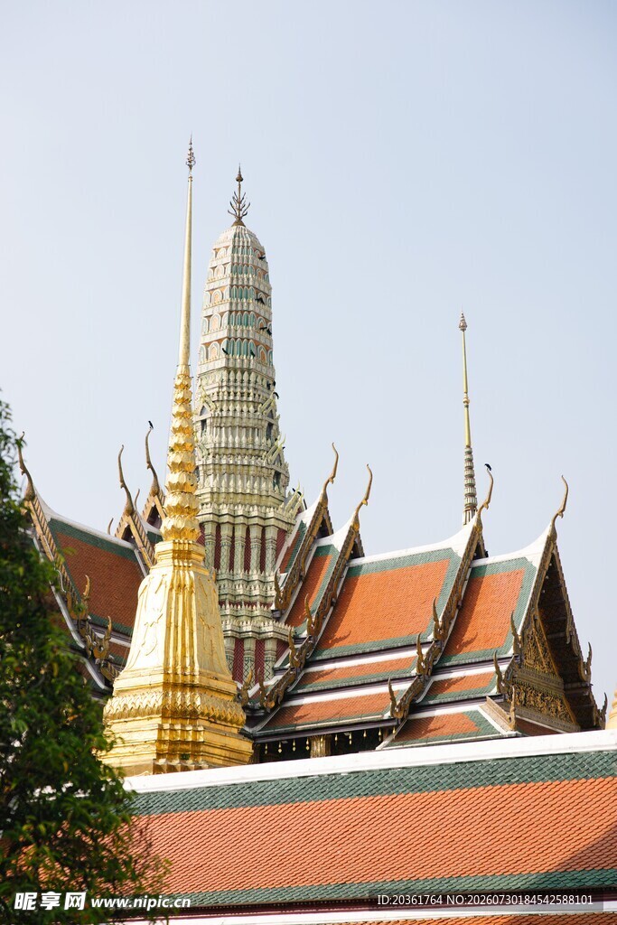 泰国寺庙建筑景观