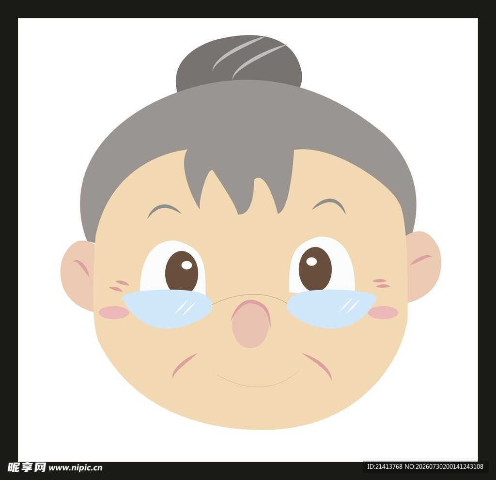 可爱老奶奶卡通头像
