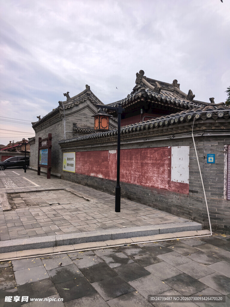 中式古建筑街道景观